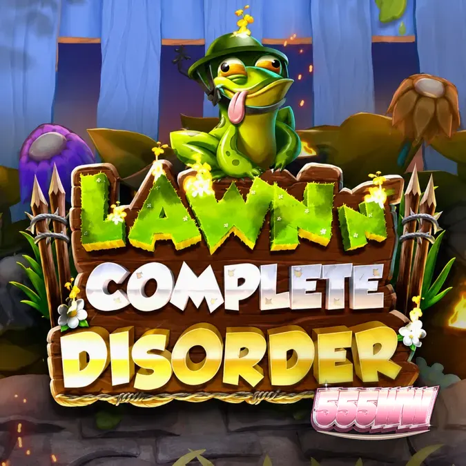 Lawn N’ Complete Disorder স্লট গেমের রঙিন এবং বিশৃঙ্খল বাগানের দৃশ্য